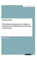 Wechselnde Interpretationen religiöser Freiheiten nach Einführung der Pancasila in Indonesien