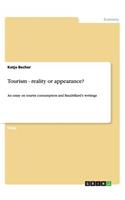 Tourism - reality or appearance?