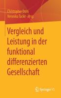 Vergleich Und Leistung in Der Funktional Differenzierten Gesellschaft