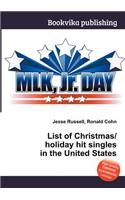List of Christmas/Holiday Hit Singles in the United States