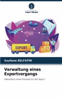 Verwaltung eines Exportvorgangs