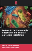 Detecção de Salmonella enteritidis em células epiteliais intestinais