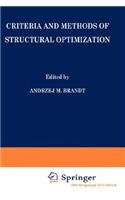 Criteria and Methods of Structural Optimization