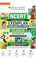 Oswaal NCERT Exemplar (Problems - Solutions) Class 9 Mathematics Hardcover Book For 2024 Exam