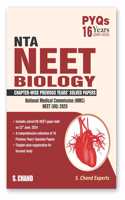 PYQs 16 Years (2009-2024) NTA NEET Biology Previous Year Solved Question Papers with NEET PYQ Chapterwise Topicwise Solutions Biology For NEET Exam 2025 | NMC NEET UG 2025 (Based on Latest Syllabus)