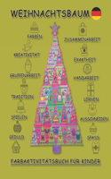 Weihnachtsbaum Farbaktivitätsbuch Für Kinder