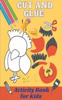 Cut and Glue Activity Book for Kids