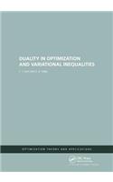 Duality in Optimization and Variational Inequalities
