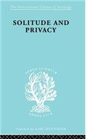 Solitude and Privacy