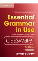 Essential Grammar in Use Elementary Level Classware DVD-ROM with answers: For Elementary Students of English, Classware