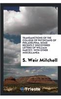 Some Recently Discovered Letters of William Harvey: With Other Miscellanea