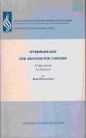 Intermarriage Our Grounds for Concern