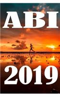 ABI 2019: ABI 2019 / Notizbuch als Geschenk zum Abitur mit 120 linierten Seiten DIN A5 zum Ausfüllen