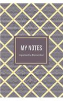 My Notes Important to Remember