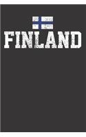 FINLAND Notebook Journal: FINLAND Notebook Journal gift Journal 6 x 9 120 pages