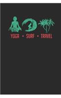 Yoga Surf Travel: Bali Notebook, Dotted Bullet (6" x 9" - 120 pages) Travelling Notebook for Daily Journal, Diary, and Gift