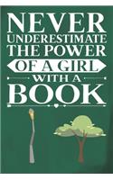 Never Underestimate The Power Of A Girl With A Book