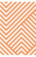 Abstract Striped Geometric Notebook
