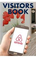 Visitors Book: Guest Reviews for Airbnb, Homeaway, Booking.Com, Hotels.Com, Cafe, Restaurant, B&b, Motel - Feedback & Reviews from Guests, 100 Page. Great Gift Ide