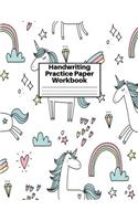 Handwriting Practice Paper Workbook