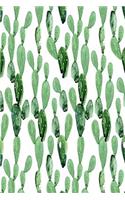 Cactus Journal: Cactus Journal, Notebook, diary size 6x9