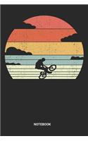 Notebook: Dotted Lined Retro BMX Bike Notebook (6x9 inches) ideal as a Vintage Biking Journal. Perfect as a Biker Book for all Little BMXer Bikes Lover. Great