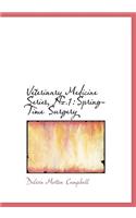 Veterinary Medicine Series, No.1