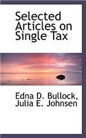 Selected Articles on Single Tax