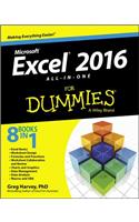 Excel 2016 All-in-One For Dummies: All-in-One for Dummies