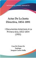 Actas De La Junta Directiva, 1854-1891