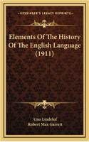 Elements Of The History Of The English Language (1911)
