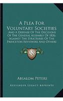 Plea for Voluntary Societies