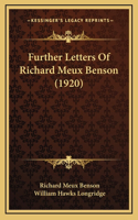Further Letters Of Richard Meux Benson (1920)