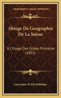 Abrege De Geographie De La Suisse