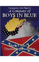 A Company of Boys in Blue - companion color pages