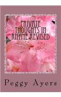 Private Thoughts in Rhyme Revised
