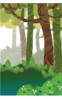 Forest Fuzz Grid Notebook: 150 page Journal Notebook Sketchbook