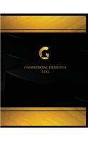 Commercial Designer Log (Log Book, Journal - 125 pgs, 8.5 X 11 inches): Commercial Designer Logbook (Black cover, X-Large)