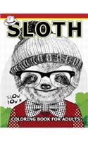 Sloth coloring Book for Adults