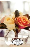 Notebook: Journal Dot-Grid, Graph, Lined, Blank No Lined: Roses in the vase: Small Pocket Notebook Journal Diary, 120 pages, 5.5" x 8.5" (Blank Notebook Journ