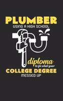 Plumber high school diploma college degree