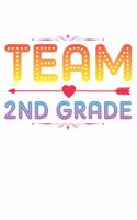 Team 2nd Grade: Dot Grid Team 2nd Grade / Journal Gift - Large ( 6 x 9 inches ) - 120 Pages -- Softcover