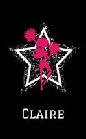 Claire Cheerleading Notebook