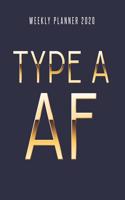 Type A AF Weekly Planner 2020
