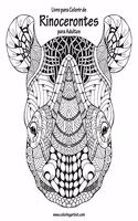 Livro para Colorir de Rinocerontes para Adultos: (1 Rinocerontes)