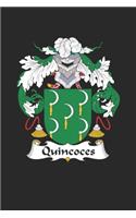 Quincoces: Quincoces Coat of Arms and Family Crest Notebook Journal (6 x 9 - 100 pages)