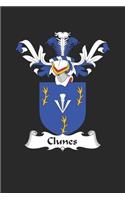 Clunes: Clunes Coat of Arms and Family Crest Notebook Journal (6 x 9 - 100 pages)