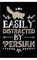 Easily Distracted By Persian: Personal Planner 24 month 100 page 6 x 9 Dated Calendar Notebook For 2020-2021 Academic Year