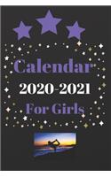 Calendar 2020-2021 For Girls