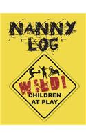 Nanny Log: Baby Log, Parents or Day Care Provider Can Track Daily Feeding, Diaper Changes - Sleep Time - Emergency Contacts - Wild Child Sign